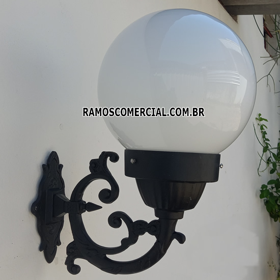 Arandela Braço Decorativo Globo