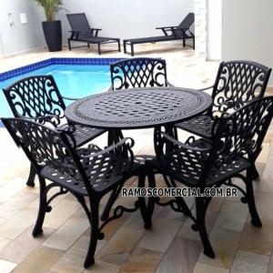 Mesa para piscina 5 lugares