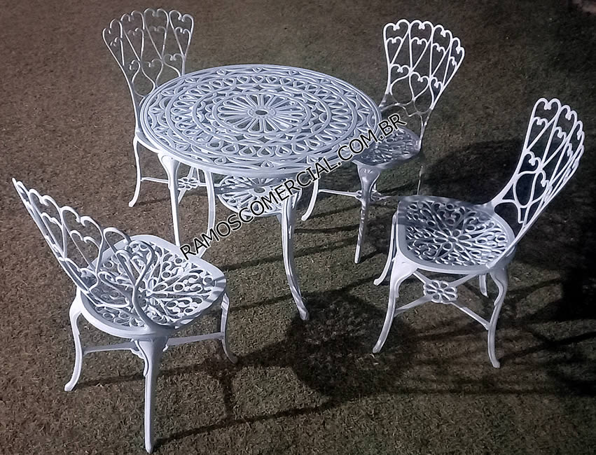 Mesa 4 lugares para jardim