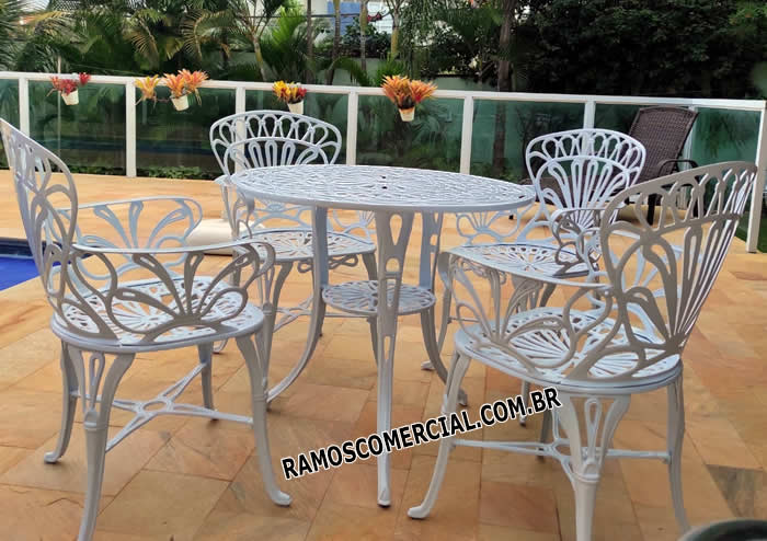 Conjunto para piscina 4 lugares