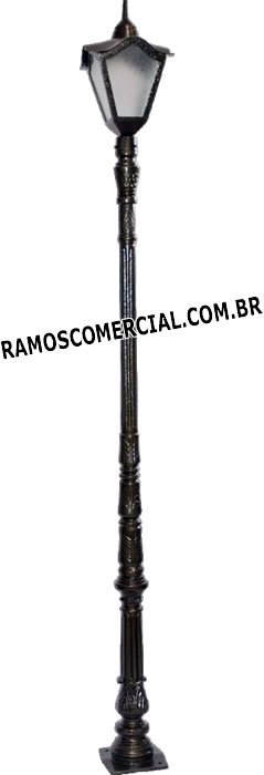 Poste de jardim colonial