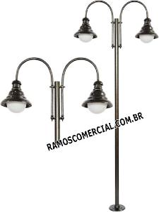 Poste de luz para jardim