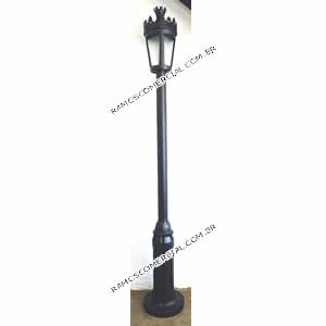 Poste de iluminação para jardim