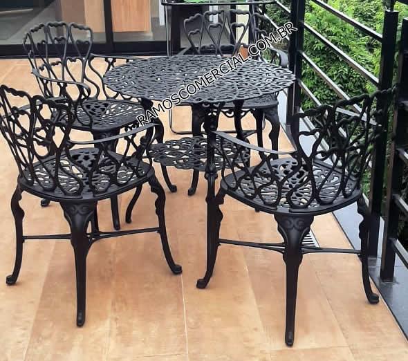 Conjunto Viena de alumínio