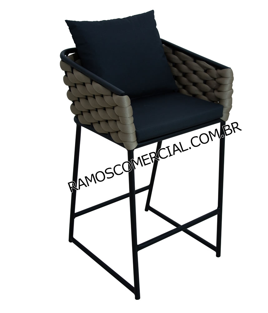Banqueta tricô náutico