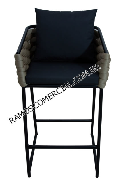 Banqueta tricô náutico