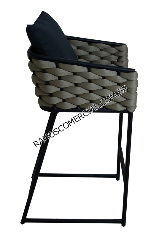 Banqueta tricô náutico