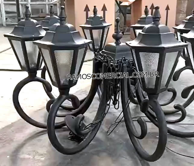 Lustre rústico para sala de jantar