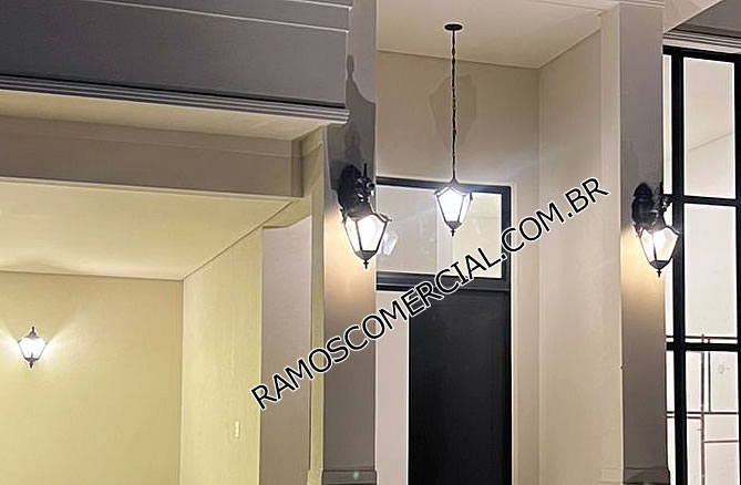 Arandela Colonial Externa, Para Parede Com Braço, Em Alumínio, Altura 71cm