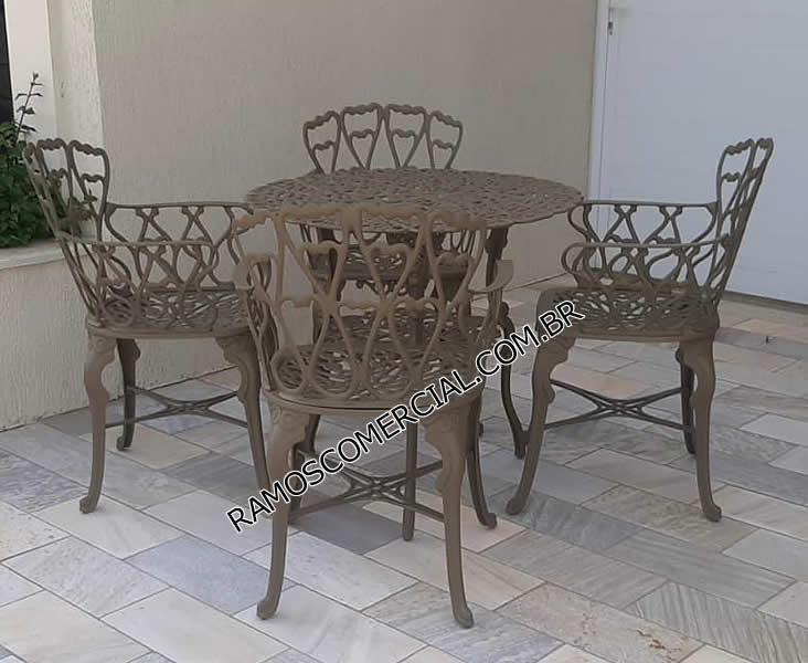 Conjunto mesa para área externa Viena