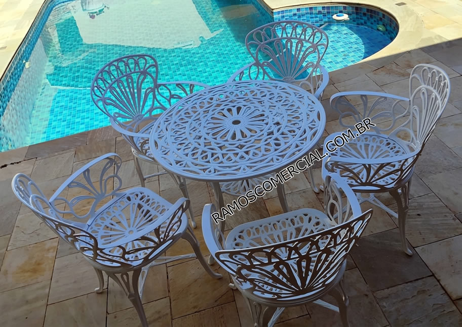 Mesa para área gourmet