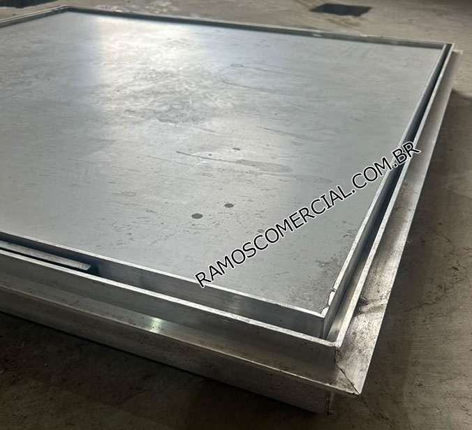 Tampa de proteção para bomba de piscina em alumínio