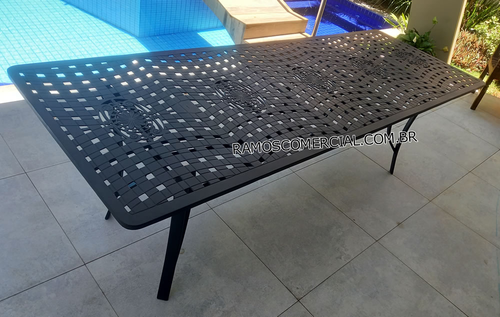 Mesa Para Área Externa 2,50m Retangular