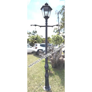 Poste De Jardim Com Suporte Para Vasos