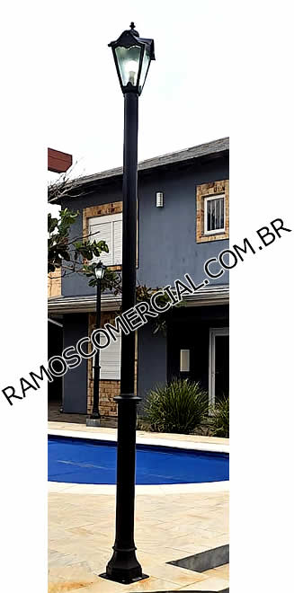 Poste para jardim 3 metros