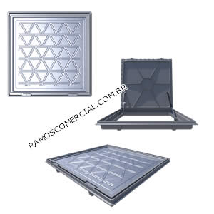 Tampa Para Casa De Máquina De Piscina 75x75 CM Em Alumínio