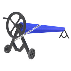 Enrolador de capa térmica para piscina