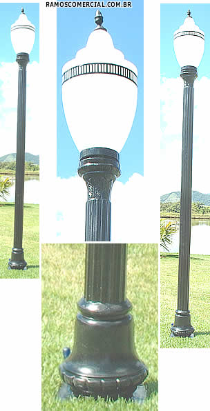 Poste Republicano para jardim e condomínio