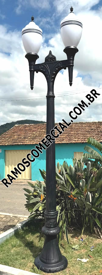 poste para iluminação de jardim