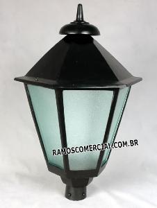 Luminária para poste de jardim