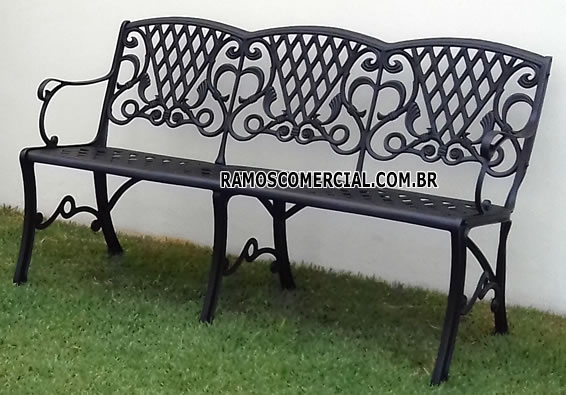 Banco para jardim 3 lugares