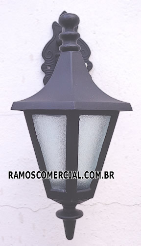 Luminária para muro externo