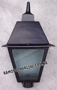 Luminária para poste de jardim