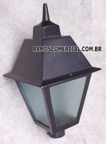 Luminária para poste de jardim