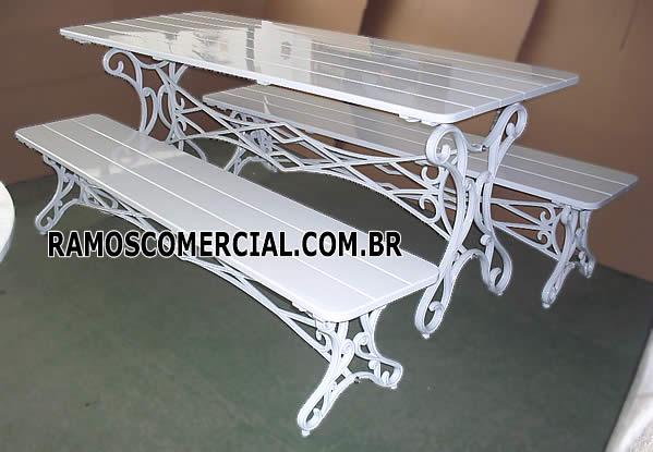 Mesa para churrasqueira