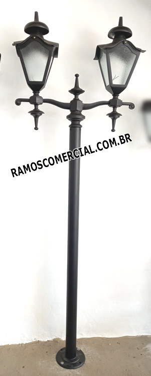 Poste de iluminação decorativa